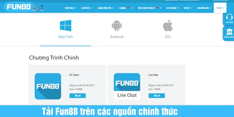 tải fun88 trên các nguồn chính thức