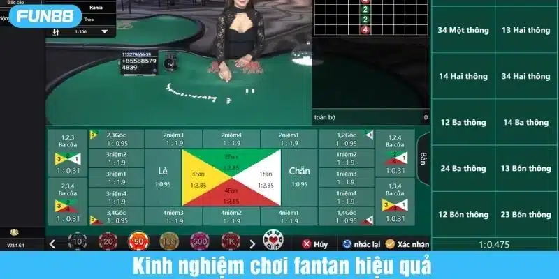 Tham khảo kinh nghiệm chơi fantan là điều cần thiết